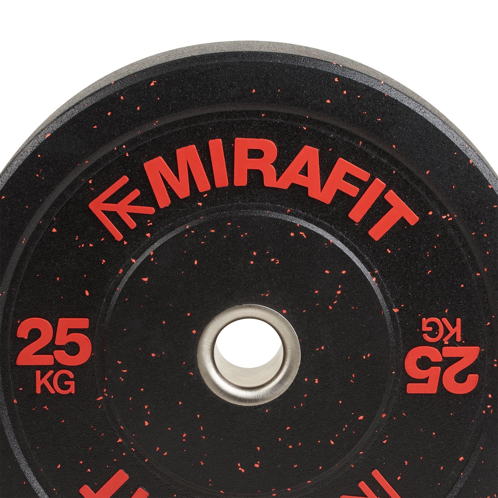 Mirafit Coloured Crumb Rubber Olympic Bumper Plates 25kg
