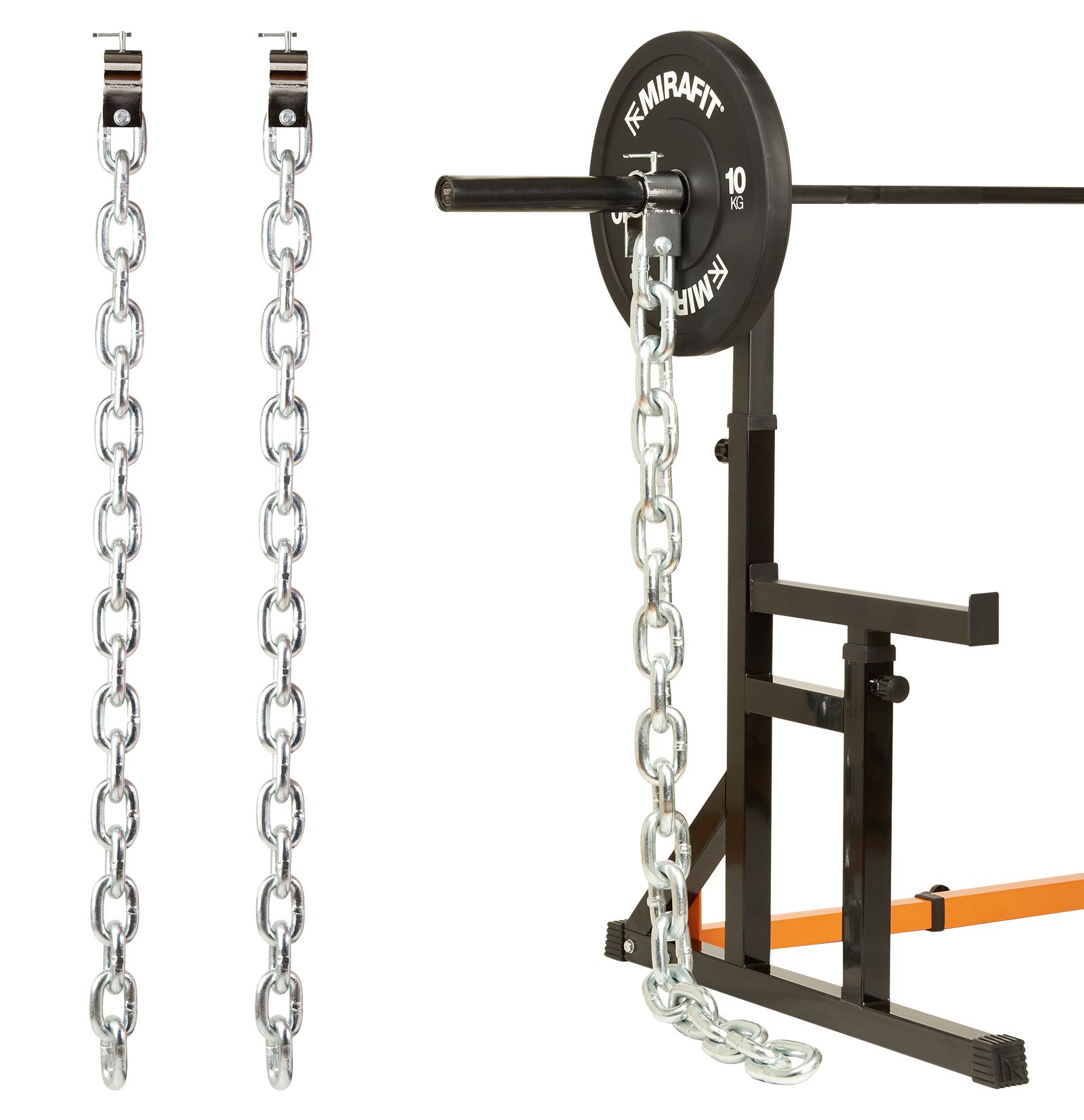Mirafit Olympic Barbell Weighted Chains Attachment