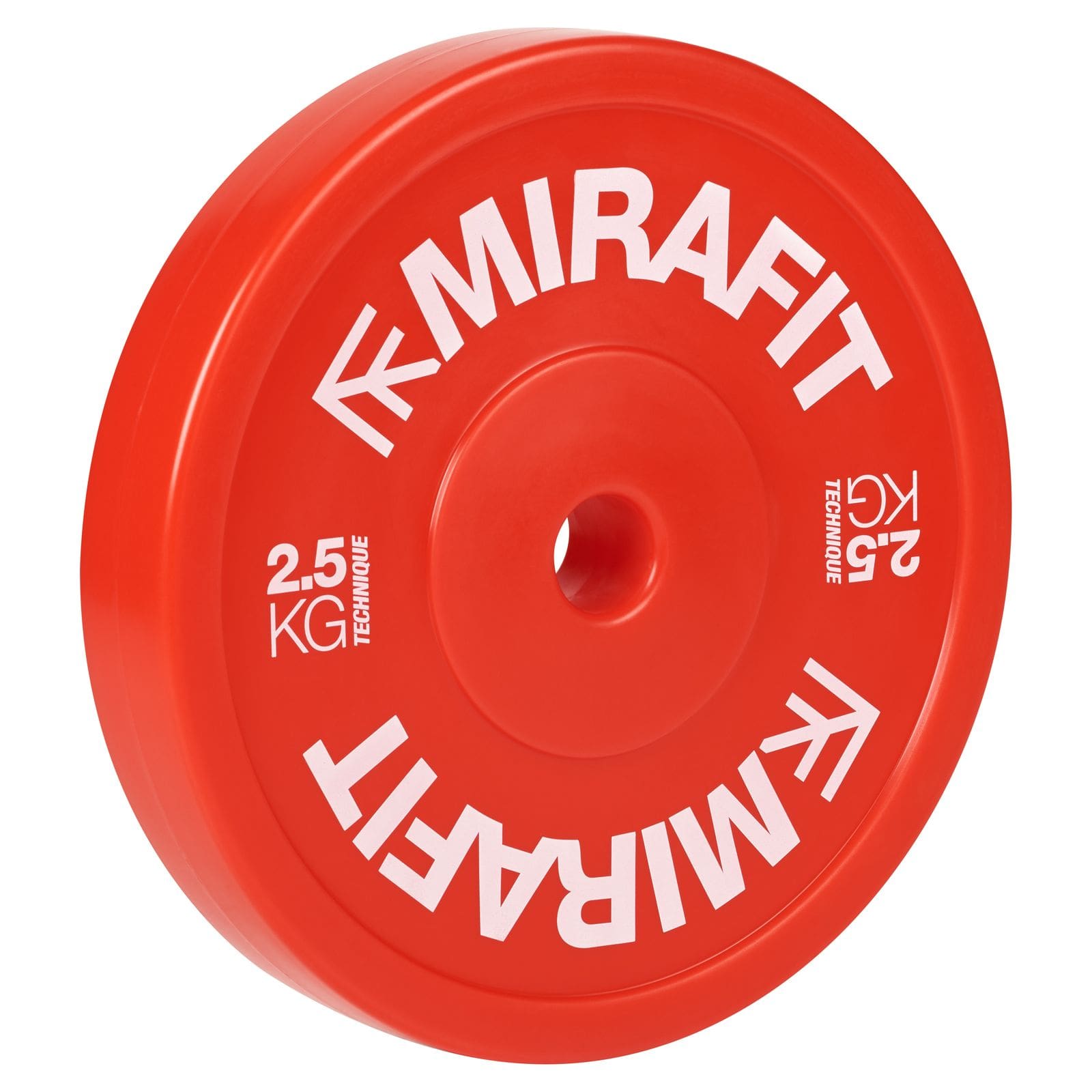 Mirafit Olympic Technique Bumper Plate Review Red