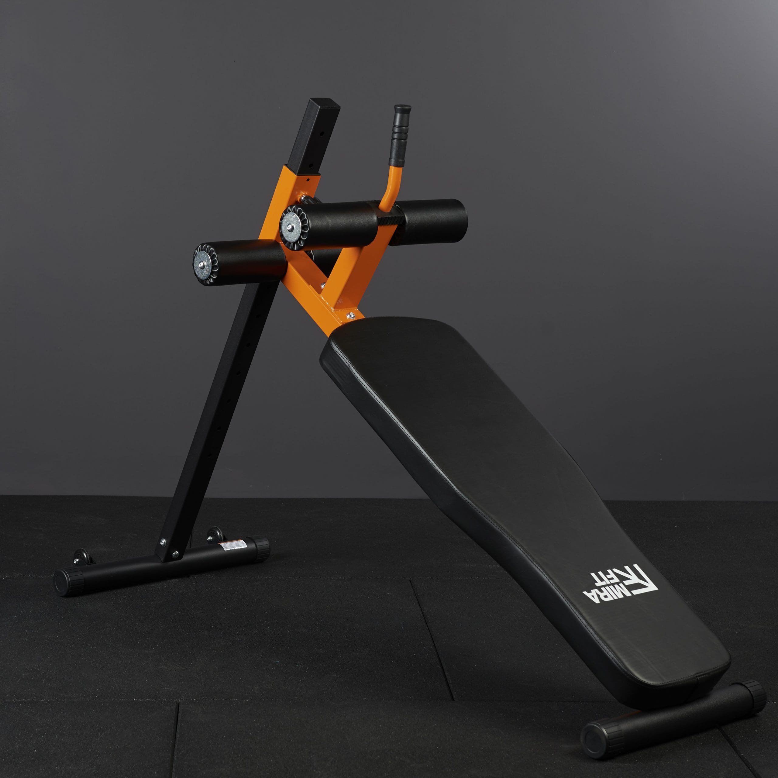 Mirafit Sit Up Bench Black & Orange