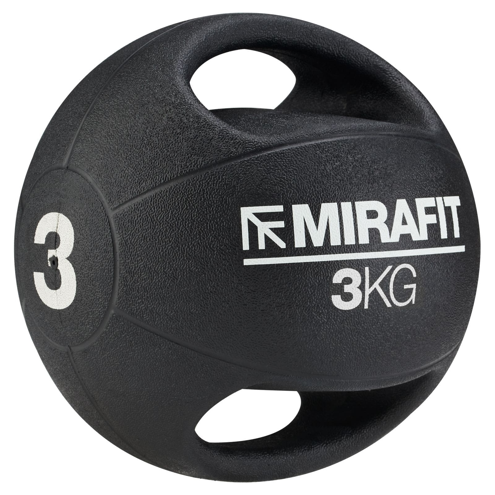 Weights of the Mirafit medicine ball with handles 3kg UK