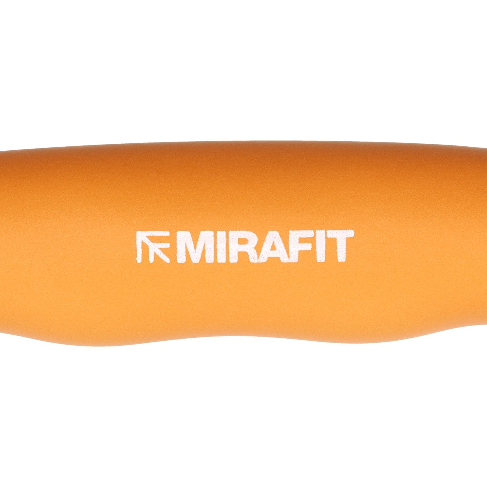 mirafit 1.2kg ridged weighted fitness hula hoop Orange Version