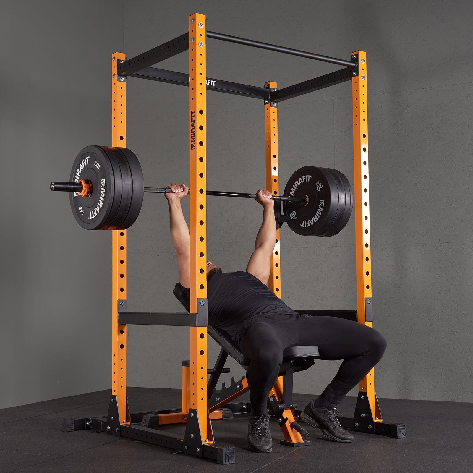 MIRAFIT Cage Used with weight bench