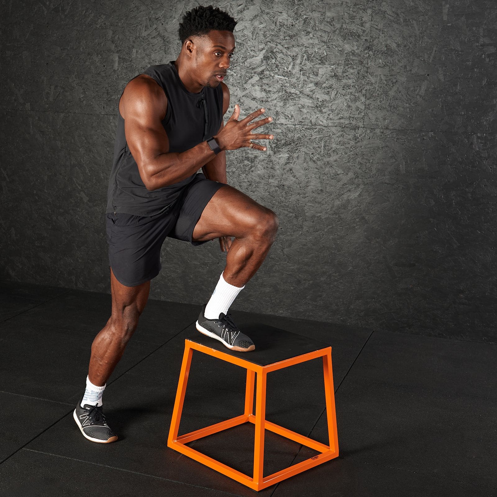 Mirafit Steel Plyo Jump Box Small in Use - Review