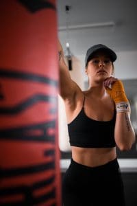 How many calories does punch bag training burn