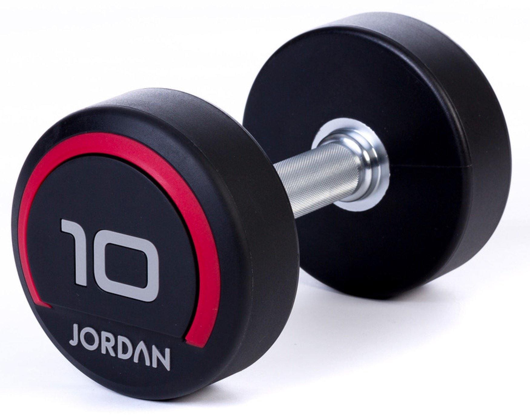 Jordan Premium Urethane Dumbbell set - 2.5-25kg with Rack