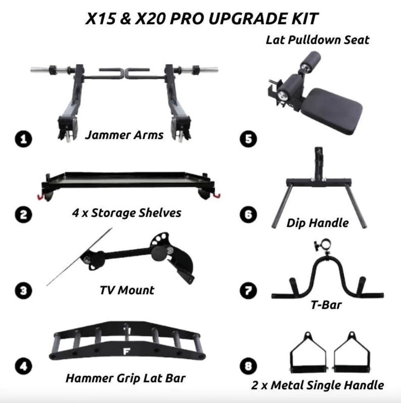 FORCE USA X15 PRO COMMERCIAL MULTI TRAINER Accessories