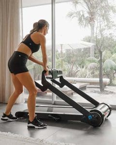 WalkSlim 810 Treadmill - Being Folded