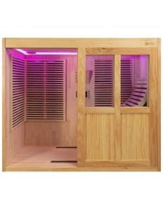 DHARANI S1 PLUS - FULL BODY RECLINING SAUNA Front View - Review