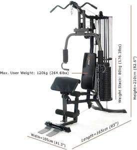 DKN Studio 7400 Compact Home Multi Gym 80kg Weight Stack - Review