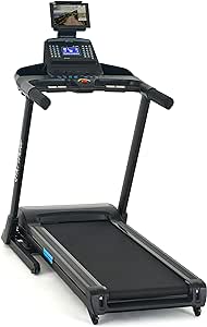 JTX Sprint-5 Foldable Home Treadmill, Zwift Compatible, 18kph, 2.5hp Motor, 12 Levels Of Auto Incline, Fitness and Weight Loss Running Machine, 2 Year Warranty
