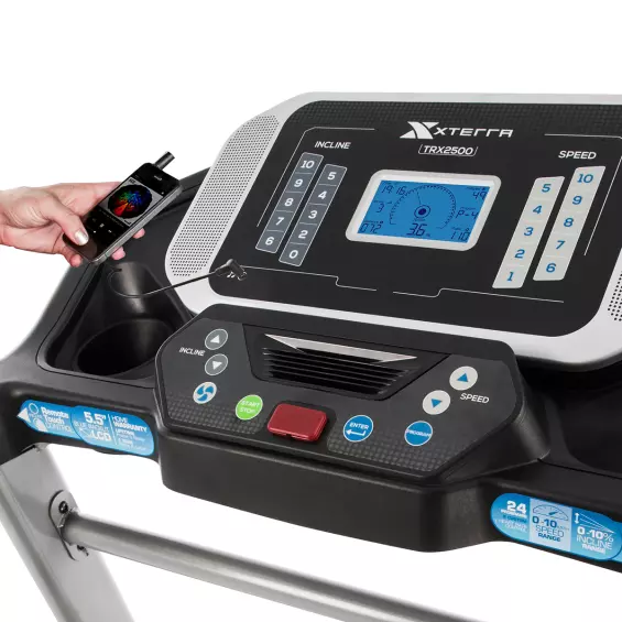 Xterra TRX2500 Treadmill Review - App View
