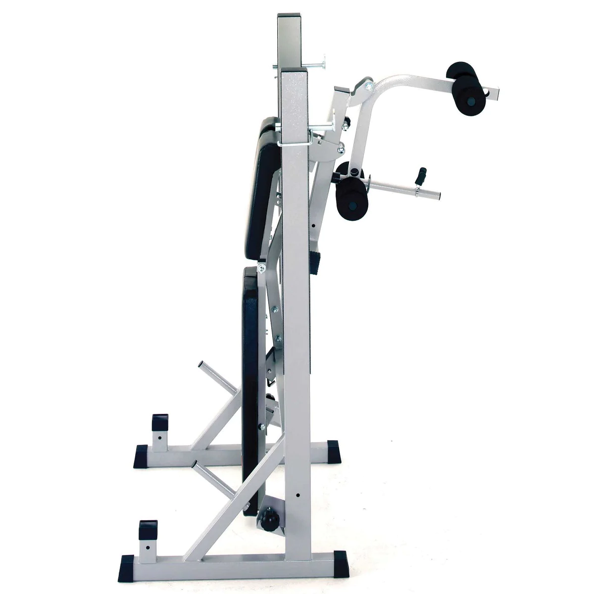 York Fitness 540 Heavy Duty Folding Barbell Bench Squat Rack - Folded View - Review UK