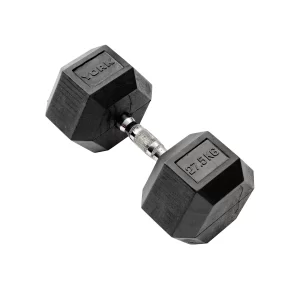 York Rubber Hex Dumbbell 27.5kg