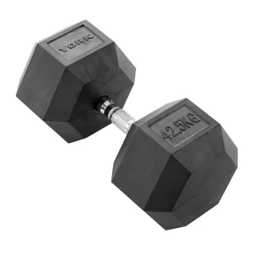 York Rubber Hex Dumbbell 42.5kg