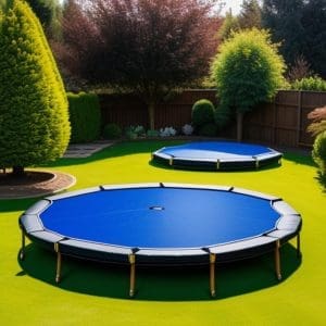 Buying different types of trampolines