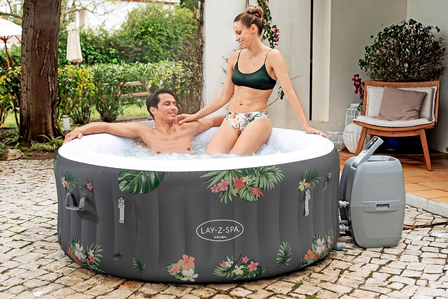 Lay-Z-Spa Aruba Hot Tub - 2-3 Person Inflatable Hot Tub