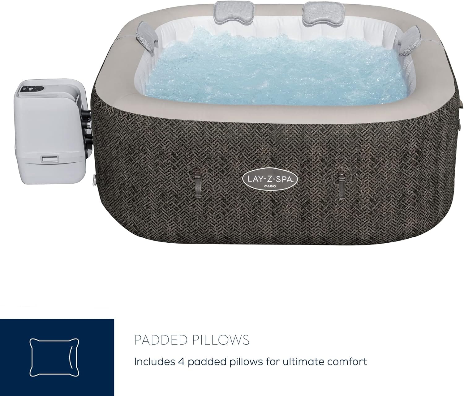 Lay-Z-spa Cabo Hydrojet Hot Tub - Deals