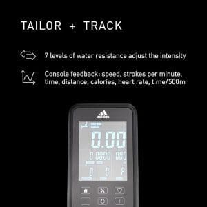 adidas R-21 Water Rowing Machine - Monitor Review