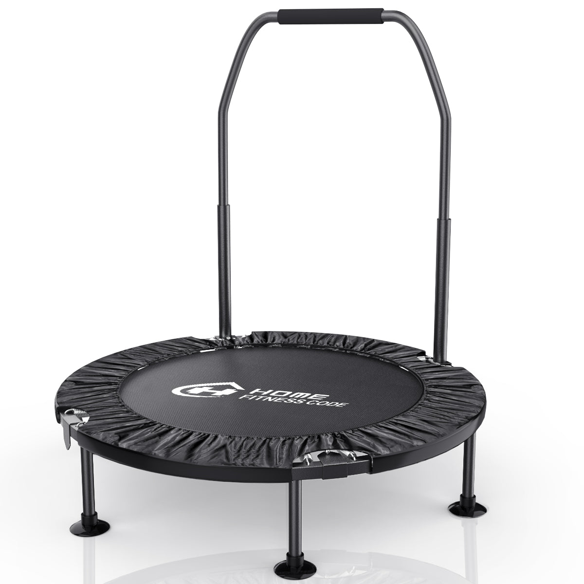 Fitness 40inch Folding Trampoline Exercise Trampoline for Kids & Adults Rebounder Trampoline for Indoor Outdoor