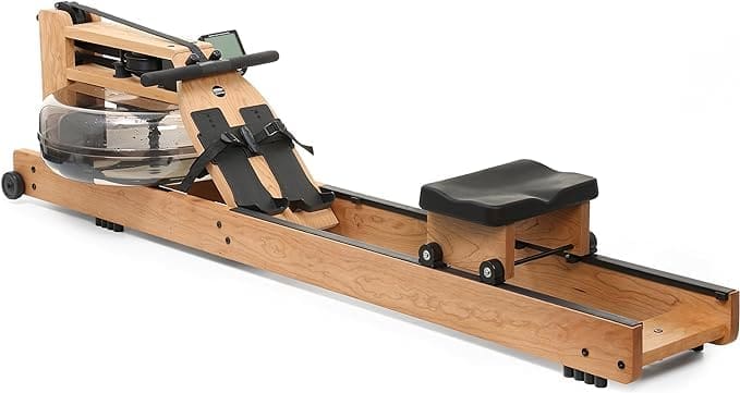 Cherry Wood WaterRower Original Series Rowing Machine with S4 Monitor - Review - side View