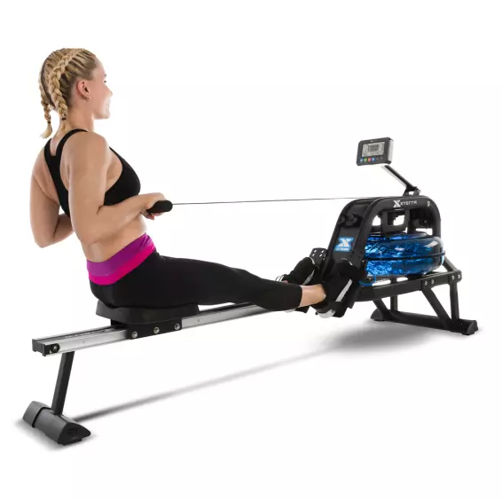 XTERRA Fitness ERG600W Rowing Machine - Water Rowing Machine Review - With Person