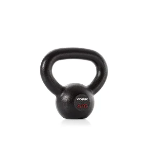 York Hercules 4kg Cast Iron Kettlebell