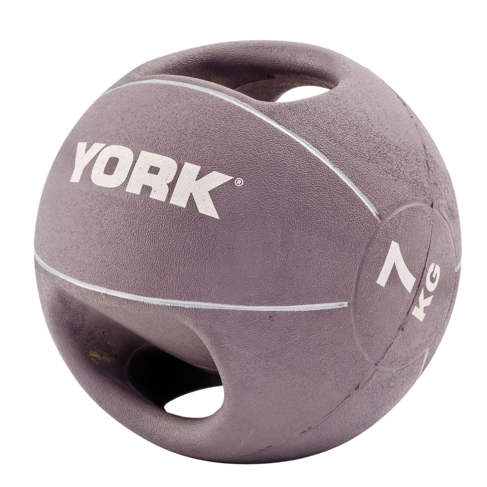 York 7kg Double Grip Medicine Ball